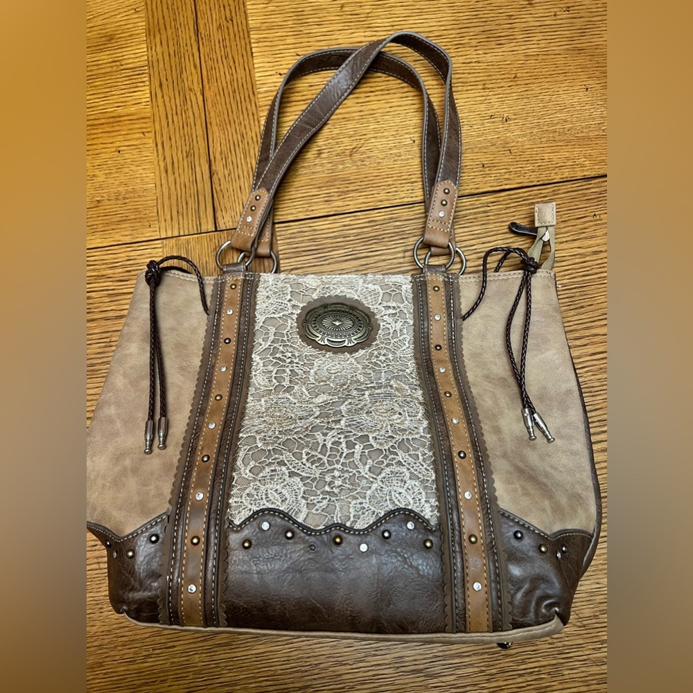 Justin Concealed Carry Leather Purse